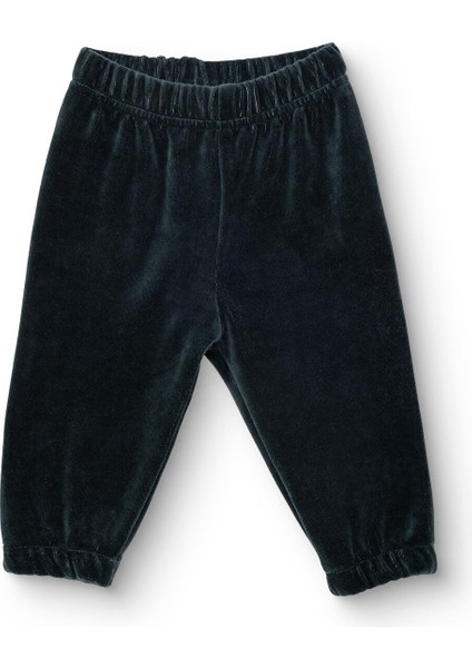Erkek Bebek Kadife Eşofman Alt Lastikli Paça