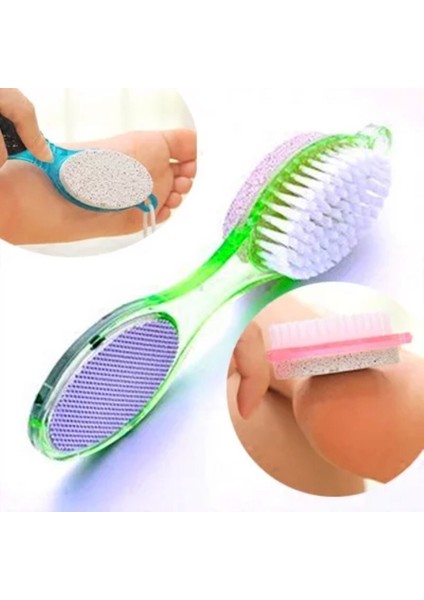 bulurum törpülü fırçalı topuk taşı 4in1