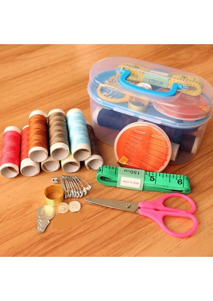 bulurum dikiş seti kutusunda ığne ıplik makas seti