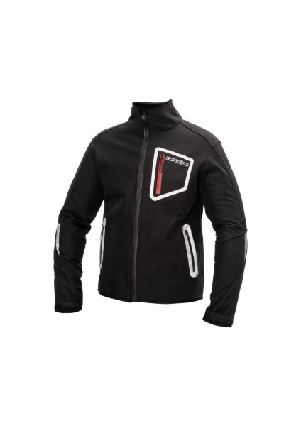 Motofit-Emporium Gt Softshell Motorcu Montu Siyah (Dar Kesim)
