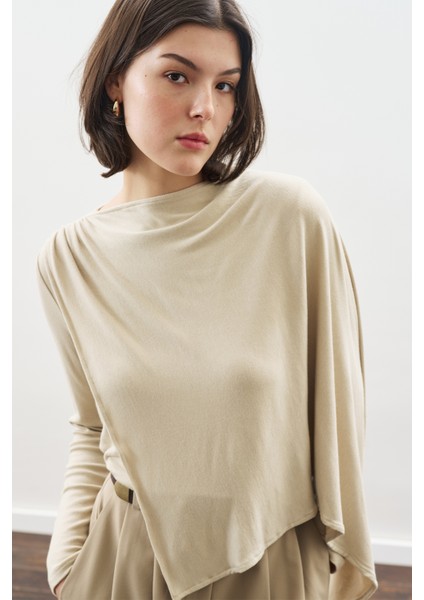 Şal Detaylı Dökümlü Bluz Taş indirimleri