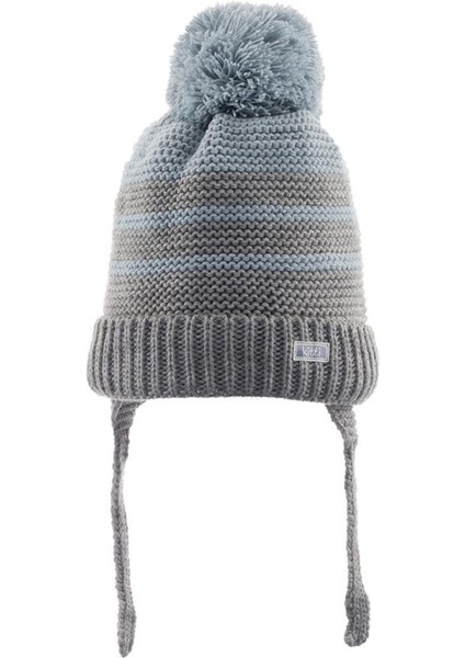 Bebe Erkek Kulaklı Bere (0-18 Ay) K23110-04 Gri