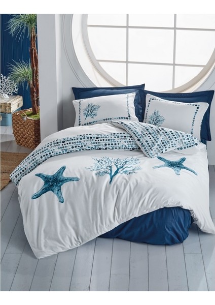 Maritime Nevresim Takımı Tek Kişilik Star Lacivert