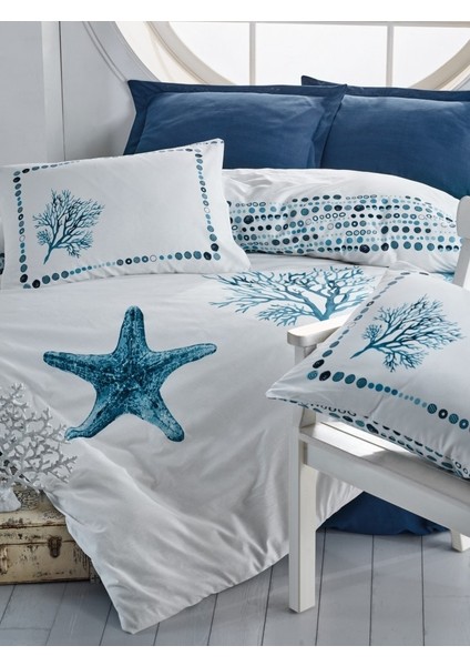 Maritime Nevresim Takımı Tek Kişilik Star Lacivert fiyatları