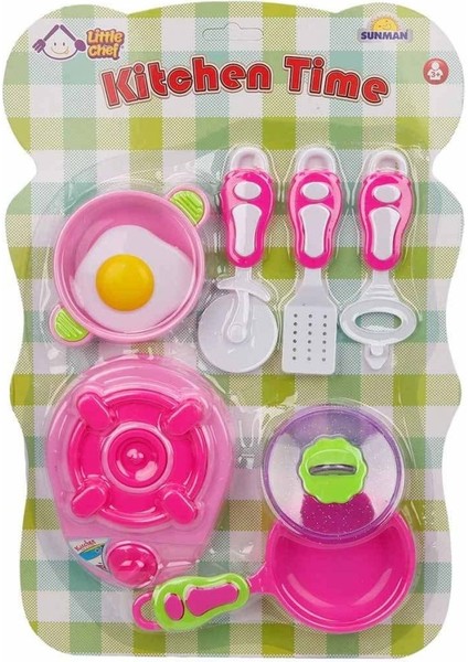 bulurum 2738 little chef mutfak gereçleri seti sunman