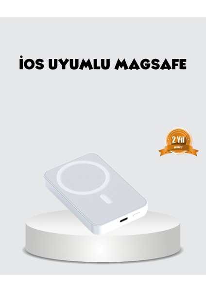 bulurum magsafe uyumlu kablosuz batarya – 27w hızlı şarj destekli kompakt güç bankası