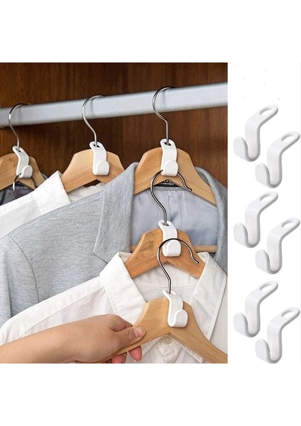 bulurum 20 adet pratik gardrop askısı çoklayıcı aparatlar dolap askı çoklayıcı