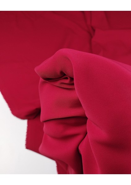 Telalı Kırmızı Renkte Krep (En 140 cm x Boy 300 Cm) fiyatları