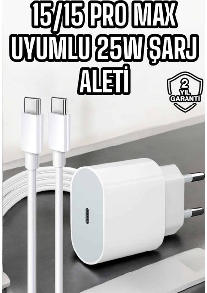 bulurum ıos uyumlu typec girişli hızlı şarj 15/15 pro max adaptör ve kablosu