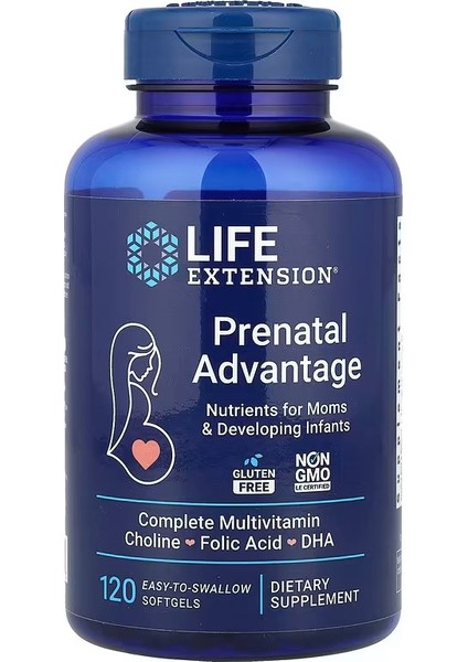 Prenatal Advantage 120 Easy-To-Swallow Softgels
