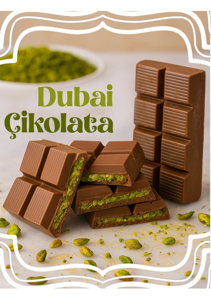 Dubai Çikolatası El Yapımı 3 x 200 gr fiyatları