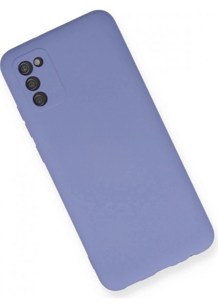 Samsung Galaxy A03S Kılıf Nano Içi Kadife Silikon - Lila (K95) fiyatları