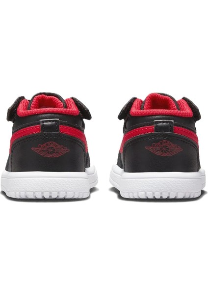 Jordan 1 Low Alt Leather Sneakers Hakiki Deri Lastik Bağcıklı Cırtlı Çocuk Spor Ayakkabı Siyah Beyaz fırsatları