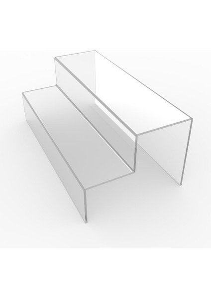 Pleksi Şeffaf Merdiven Sergileme Standı 40 cm - 1 fiyatları