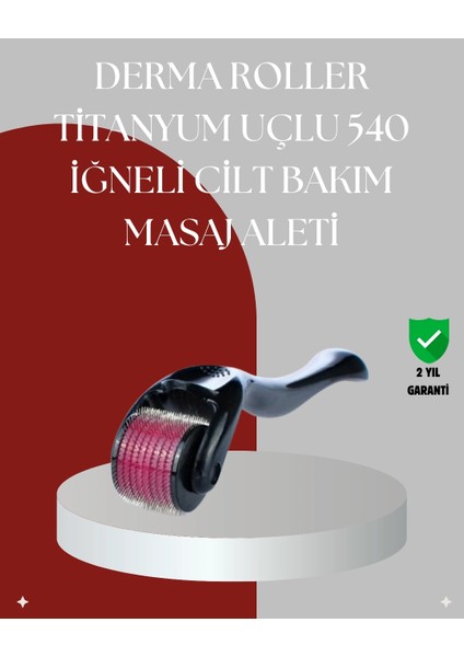 Dermaroller 0.5 mm Yara ve Yanık Izleri Için Etkili Çözüm