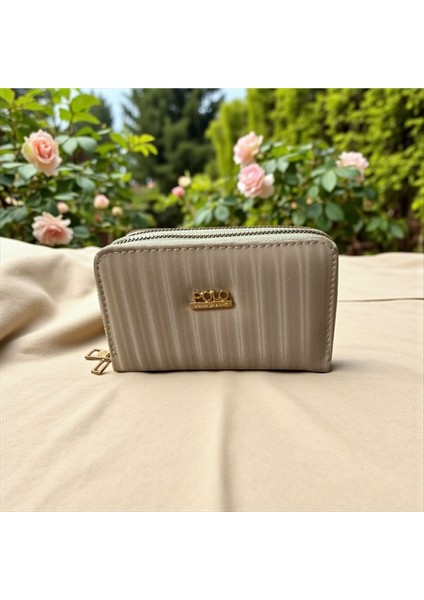 Davıd Polo Çift Fermuarlı Kadın Cüzdan