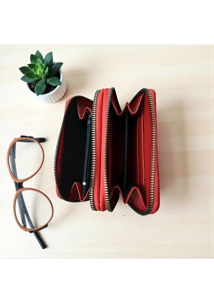 Davıd Polo Çift Fermuarlı Kadın Cüzdan modelleri