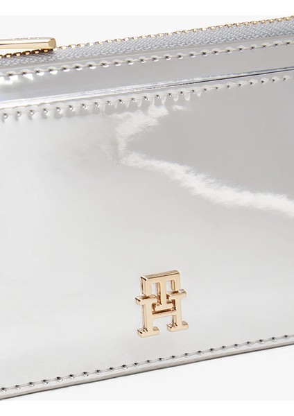 Uzun Metalik Kredi Kadın Gri Cüzdan AW0AW18038PE6 fiyatları