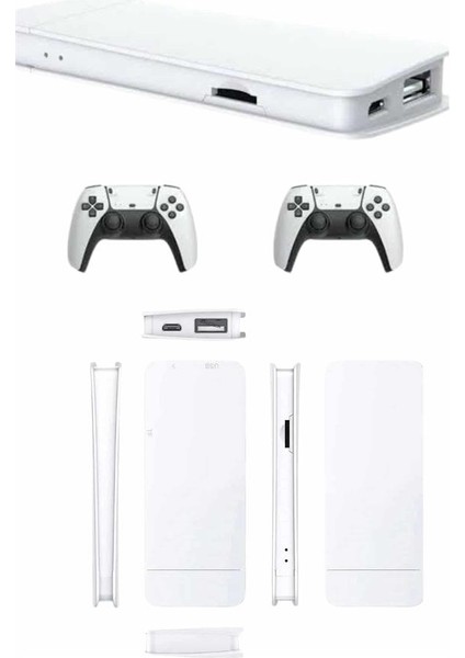 3D Çift Oyun Kollu 4K Hd Ekran Nostaljik 20.000 Oyunlu Beyaz Game Box - M614R045-K45614 modelleri