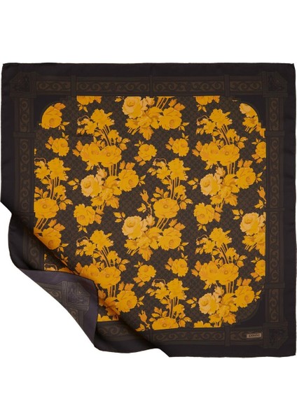 Ipekevi Zeyrek Tivil Ipek Eşarp Yağ Yeşili