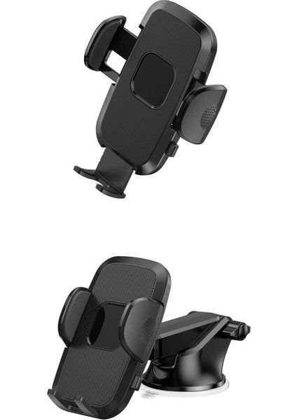 Araç Içi Otomatik Telefon Tutucu Cam ve Torpido Için Premium Versiyon Siyah Cam Tr fiyatları