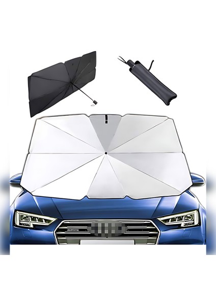 Araba Güneş Gölge Koruyucu Şemsiye Oto Ön Cam Güneşlik - Güneşi Yansıtır - Aracınız Serin Kalır Cn fırsatları