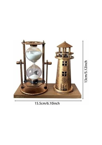 Dekoratif Kum Saati Deniz Feneri Retro Masa Hediyeli Eşya - T391G267-Z78391 indirimleri
