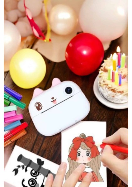 Çocuklar Için Fotoğraf Makinesi Anlık Baskı Makinesi Hd Görüntü Kalitesi - M893K699-R03893 modelleri
