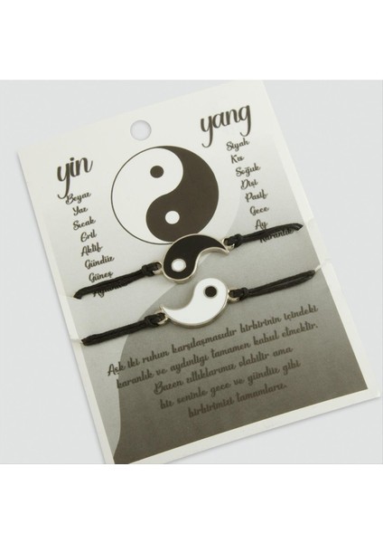 Yin Yang Şanslı Bileklik