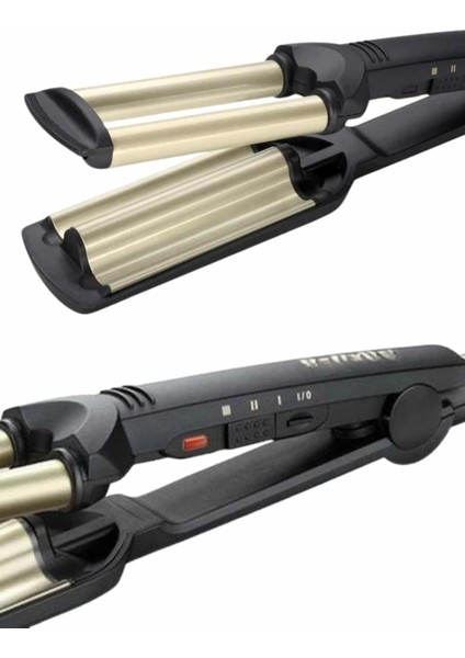 Ikili Wag Maşa Saç Şekillendirici Seramik Kaplama Isı Ayarlı - M779R210-K88779 fırsatları