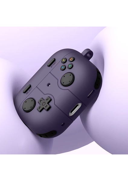 Apple Airpods Pro 3. Nesil (2025) Uyumlu Silikon Kılıf Anahtarlıklı Kılıf [gampad Tasarımı]