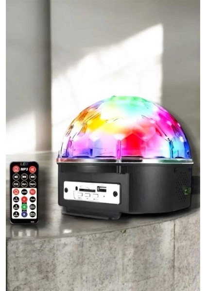 Kompakt Tasarımlı Telefon Kontrollü Disko Topu Işıkları - M527K550-R70527 indirimleri