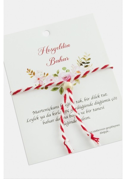 Ahşap Boncuk Marteniçka Ip Bileklik