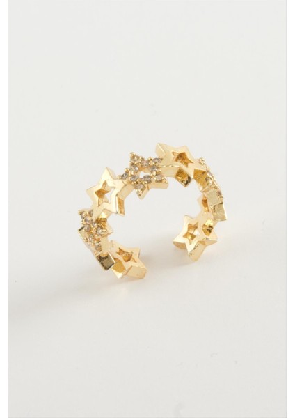 Yıldız Zirkon Taşlı Yüzük