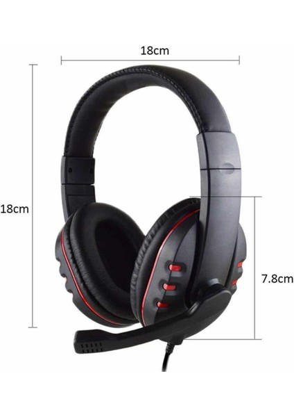 Oyuncu Kulaklığı Kulak Üstü Kablolu Gaming Kulaklık Mikrofonlu Anc Özelliği - M853B032-N678 fırsatları