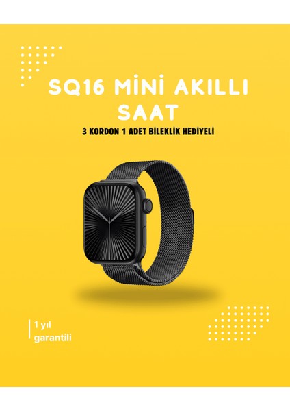 Akıllı Saat Sq-16 Mini Series 10 | Unisex Tasarım Sağlık ve Spor Takibi - M864R806-K40864