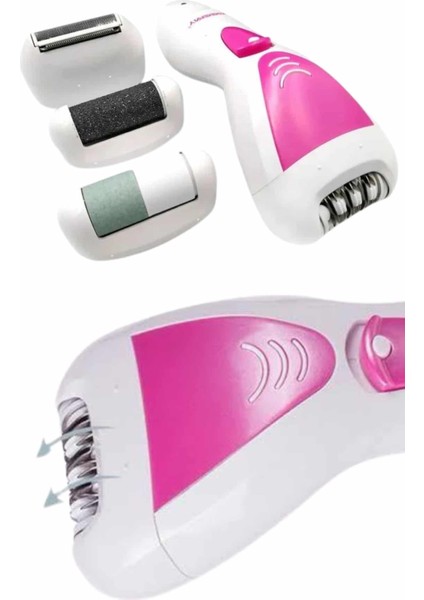 4 Başlıklı Bakım Cihazı Epilatör Tüy Alma Makinesi Topuk Törpüsü - M082R718-K81082 indirimleri