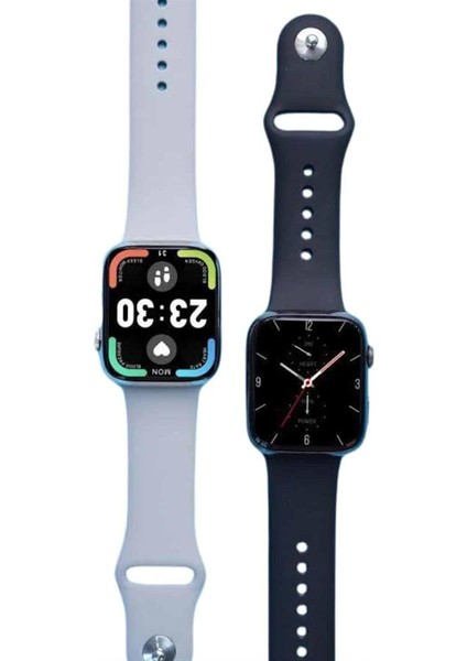 Akıllı Saat Sesli Görüşme Bluetooth Bağlantılı Kablosuz Şarj Özelliği - M659K249-R40659