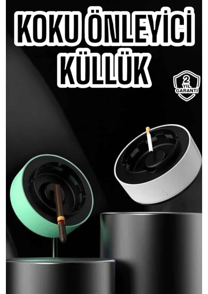 Dumanı Içine Çeken Küllük Kokuyu Hapseden Küllük Akıllı Kokusuz Küllük - M118K671-R19118