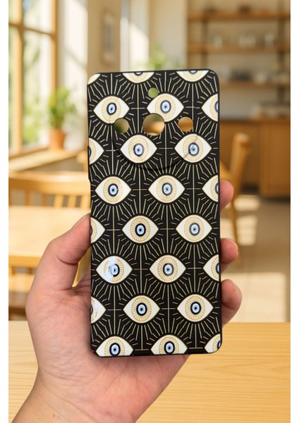 Realme 11 Pro Uyumlu Evıl Eye Desenli Silikon Darbe Emici Klasik Korumalı Rubber Kılıf fiyatları