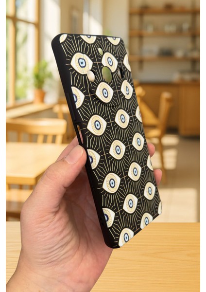 Realme 11 Pro Uyumlu Evıl Eye Desenli Silikon Darbe Emici Klasik Korumalı Rubber Kılıf modelleri