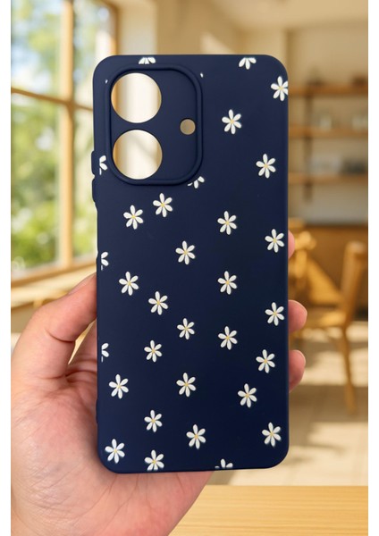Realme Note 60 Uyumlu Mini Papatya Desenli Silikon Darbe Emici Klasik Korumalı Rubber Kılıf fiyatları