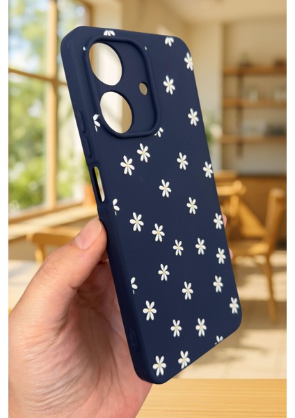 Realme Note 60 Uyumlu Mini Papatya Desenli Silikon Darbe Emici Klasik Korumalı Rubber Kılıf fırsatları