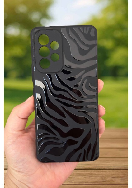 Samsung Galaxy A53 Uyumlu Zebra Desenli Silikon Darbe Emici Klasik Korumalı Rubber Kılıf fiyatları