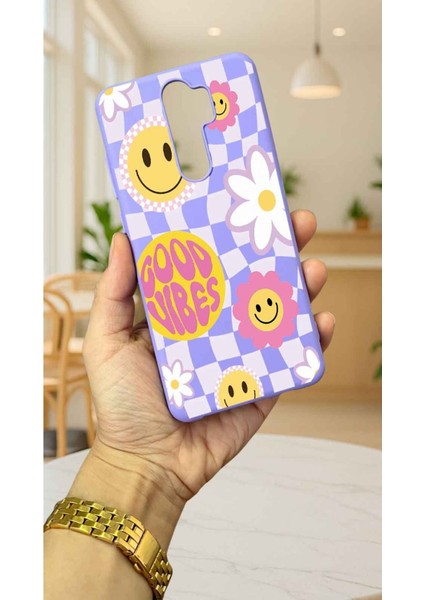 Xiaomi Redmi Note 8 Pro Good Vibes Silikon Darbe Emici Klasik Korumalı Rubber Kılıf