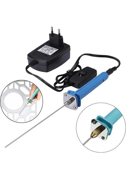 PM-26761 Elektrikli 10 cm Başlıklı 100-240V/25W Köpük Strafor Kesme Kalemi