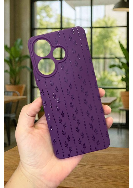 Xiaomi Redmi 13 4g Sarmaşık Desenli Silikon Darbe Emici Klasik Korumalı Rubber Kılıf