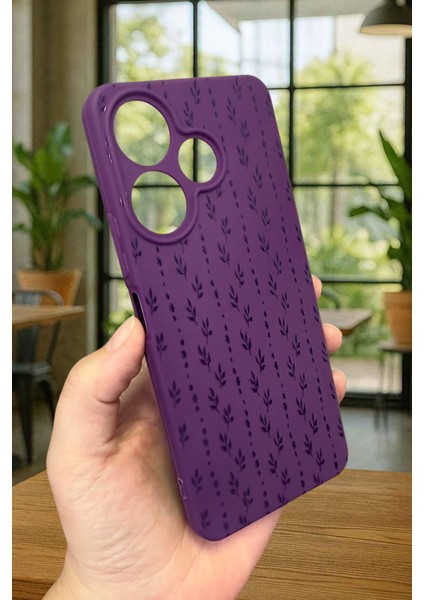 Xiaomi Redmi 13 4g Sarmaşık Desenli Silikon Darbe Emici Klasik Korumalı Rubber Kılıf modelleri