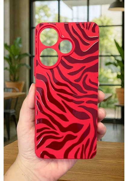 Xiaomi Redmi 13 4g Zebra Desenli Silikon Darbe Emici Klasik Korumalı Rubber Kılıf fiyatları
