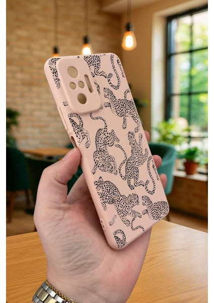 Xiaomi Redmi Note 1o Pro- Leopar Desenli Silikon Darbe Emici Klasik Korumalı Rubber Kılıf modelleri